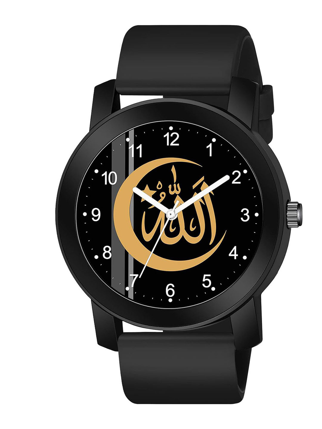 Gopal Shopcart Unisex Printed Dial Analogue Watch PandoBLK-Islamic-NUM01-804-BLK_SH