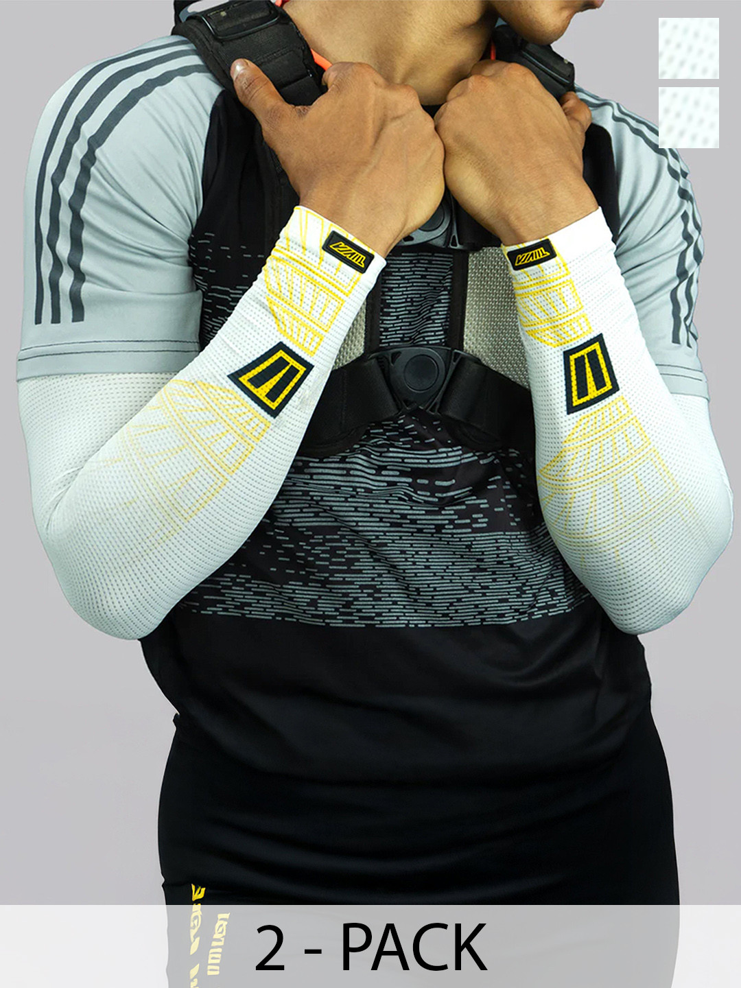 TIIVRA Pack Of 2 Arm Sleeve Gloves