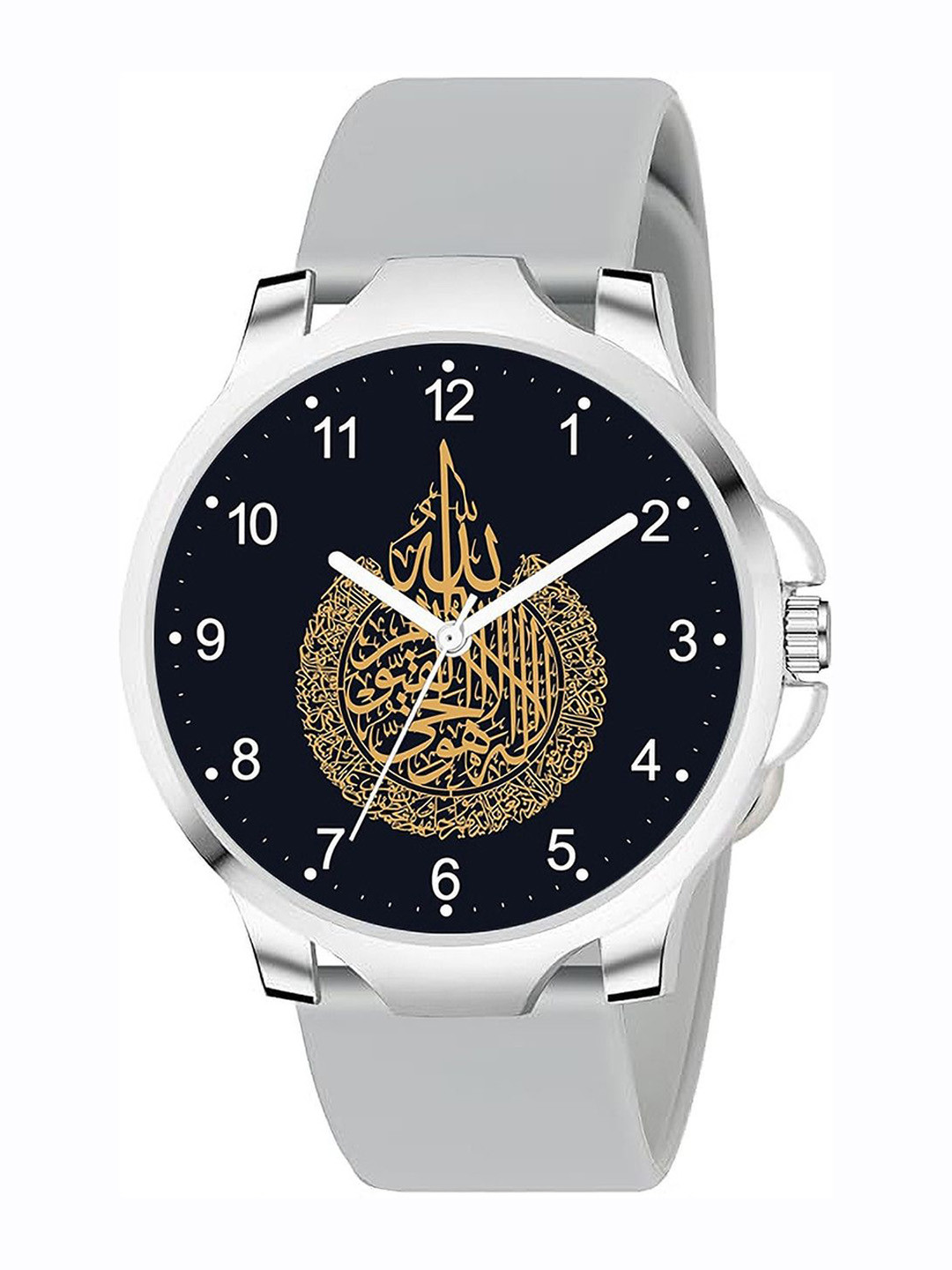 Gopal Shopcart Unisex Dial & Bracelet Style Straps Watch 3KANSLV-Islamic-NUM04-GERY-801_SH
