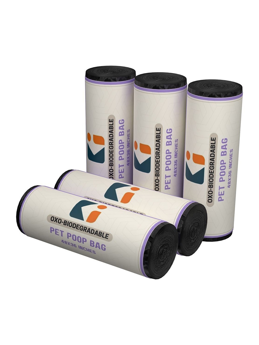 Kuber Industries Kuber Industries Jumbo Size 50 Pcs Leak-proof Dog Poop Waste Pick-up Bag