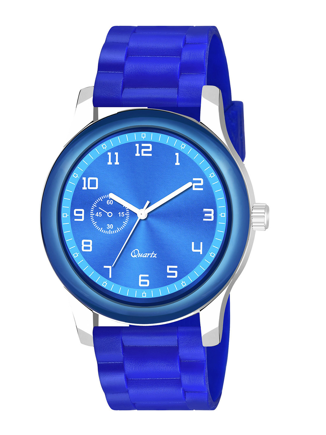 Gopal Shopcart Unisex Textured Straps Analogue Watch B9050-C1001BLU-CD-Strap_SH