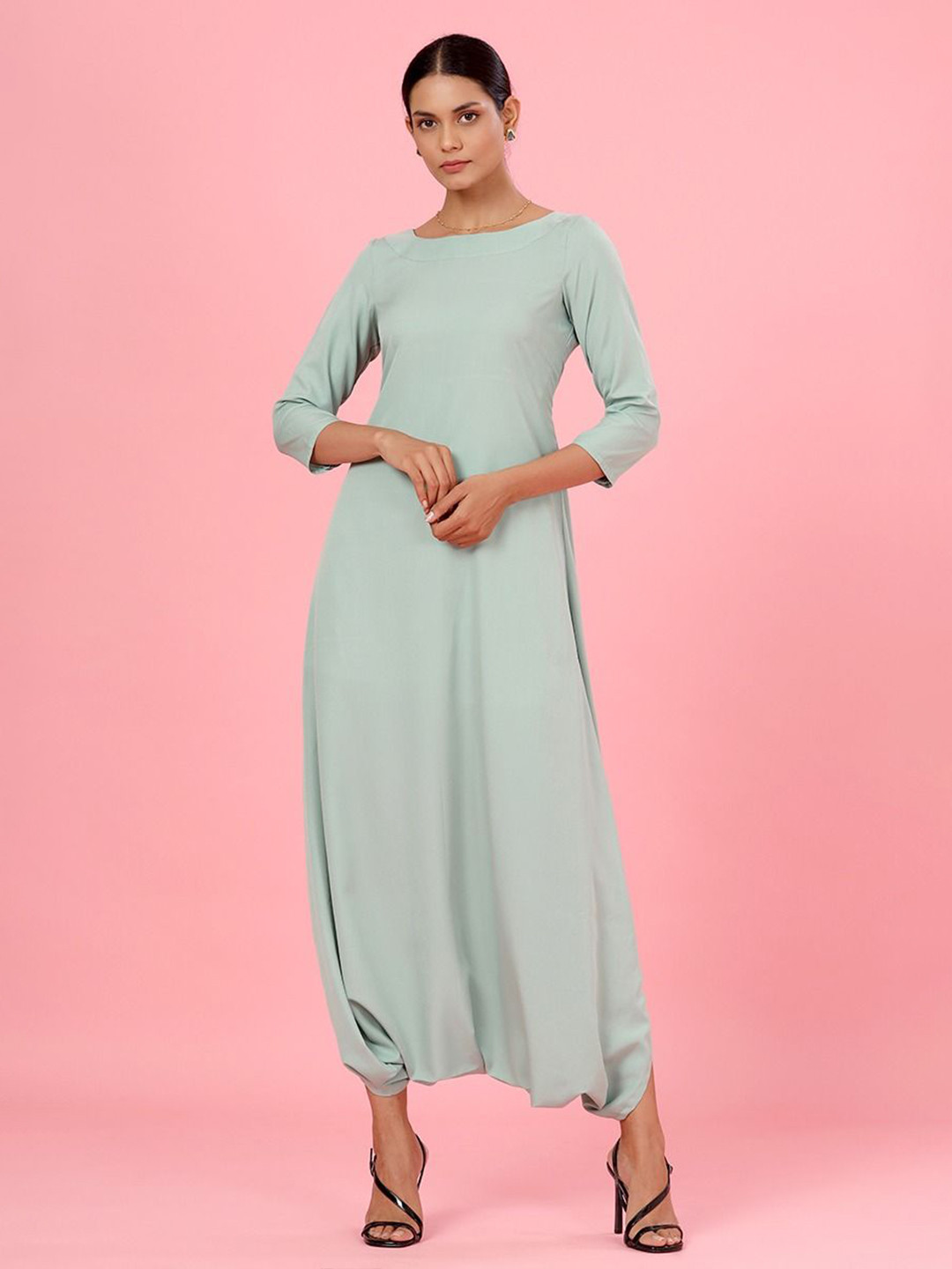 Pasha Women Mint Dhoti Jumpsuit