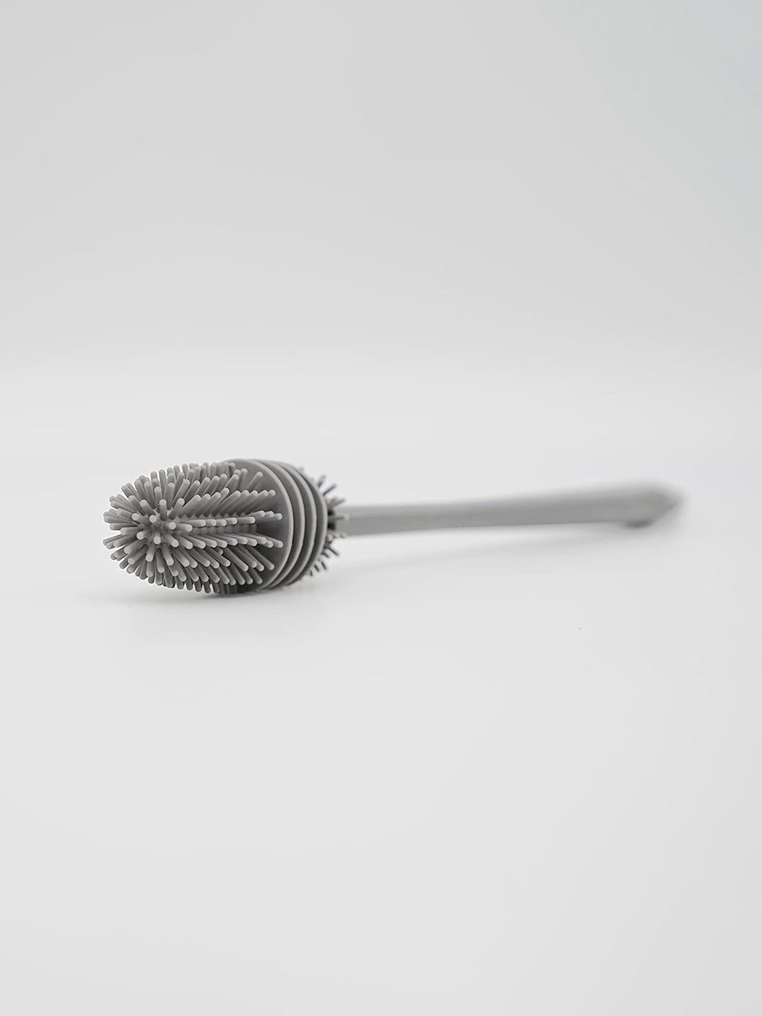 Kuber Industries Grey 2 Pieces Bottle Cleaning Brushes