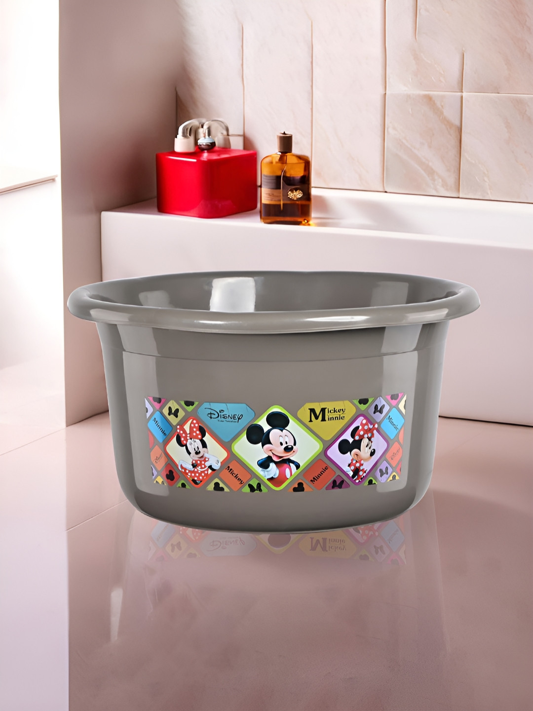 Aura Mickey & Minnie Mouse Plastic Bath Accessories Set