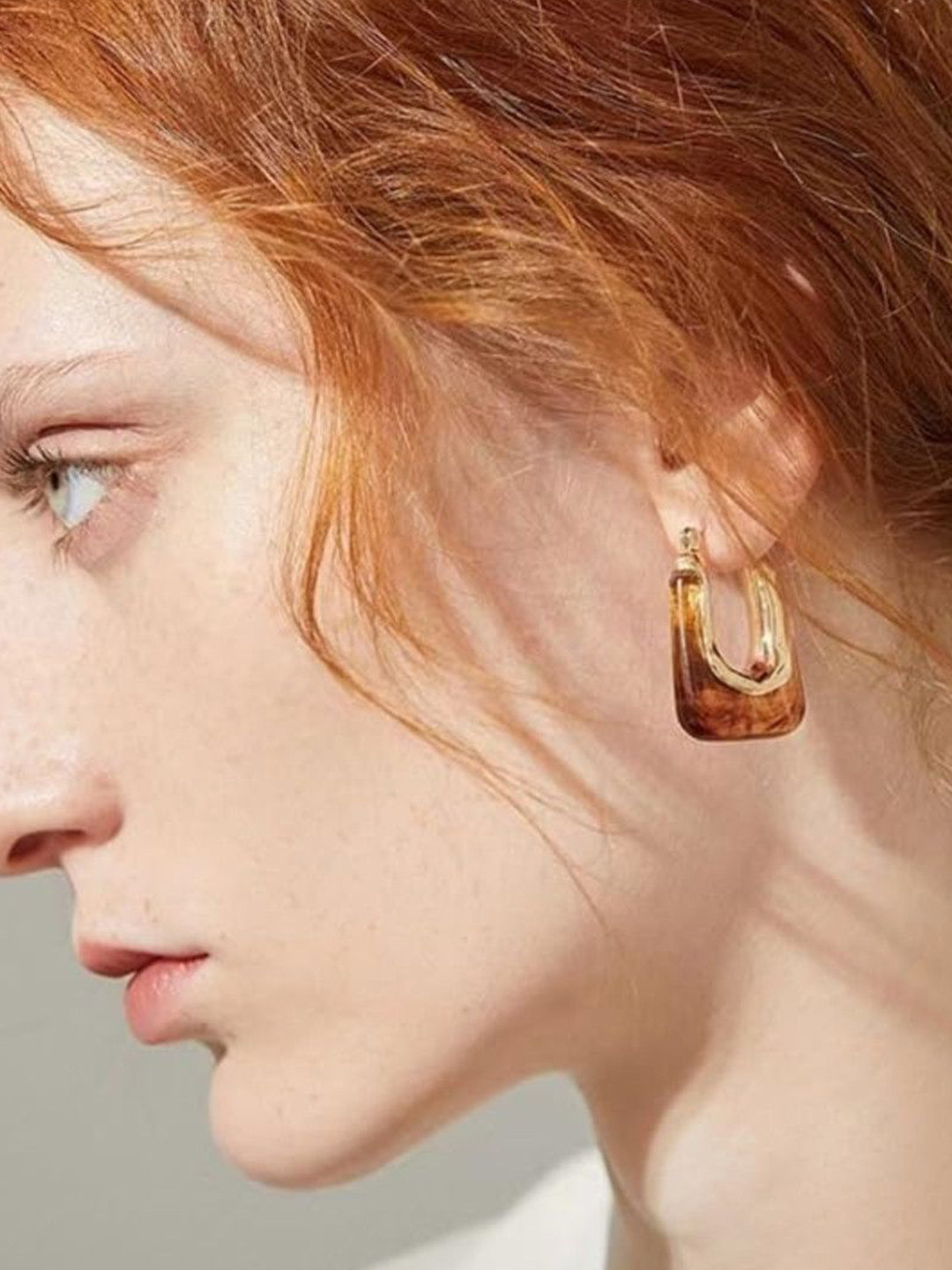 GEHNEY Joy of Jewels Gold-Plated Square Shaped Hoop Earrings