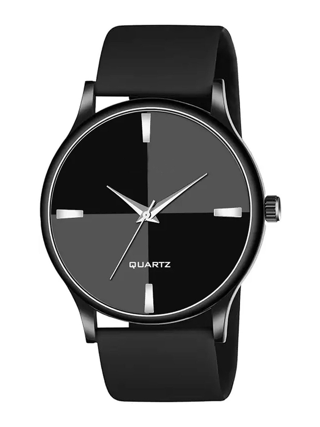 Gopal Shopcart Unisex Printed Dial & Straps Analogue Watch SlimBLK-M6BLK-804BLK_SH