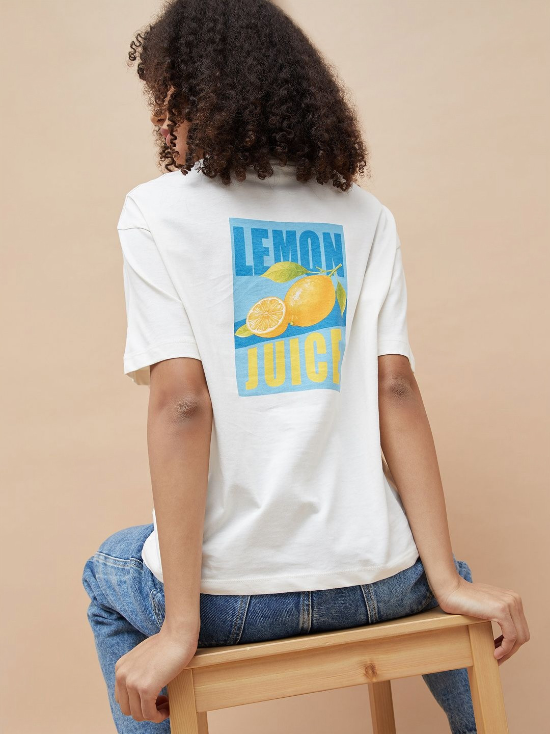 Fame Forever by Lifestyle Graphic Printed Back Design Pure Cotton T-shirt