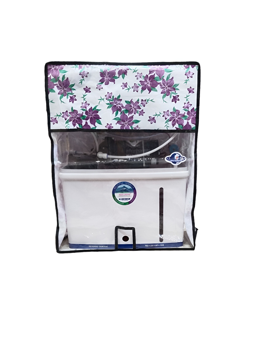 Kalra Magic White & Purple Printed Water PurifierCover