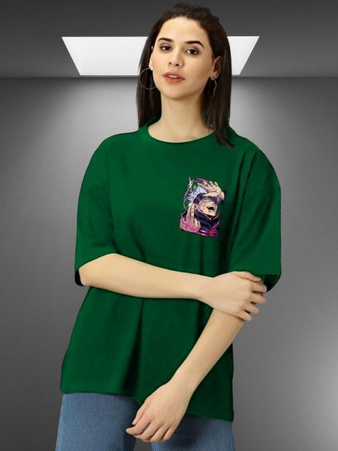Kushi Flyer Women Oversize Printed T-shirt