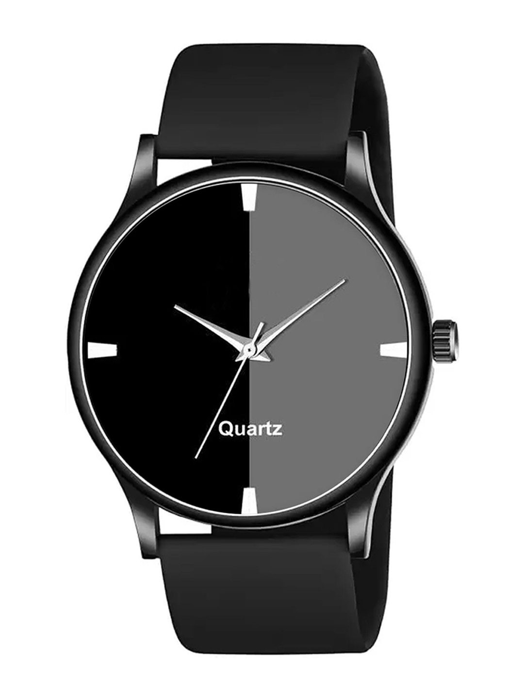 Gopal Shopcart Unisex Printed Dial & Straps Analogue Watch SlimBLK-M3BLK-804BLK_SH