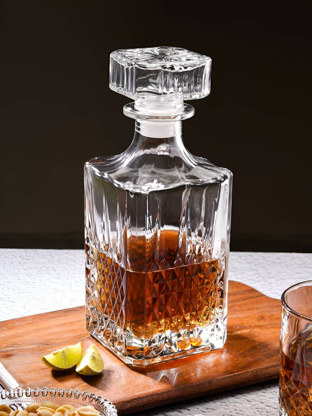 Aura Transparent Glass Decanter