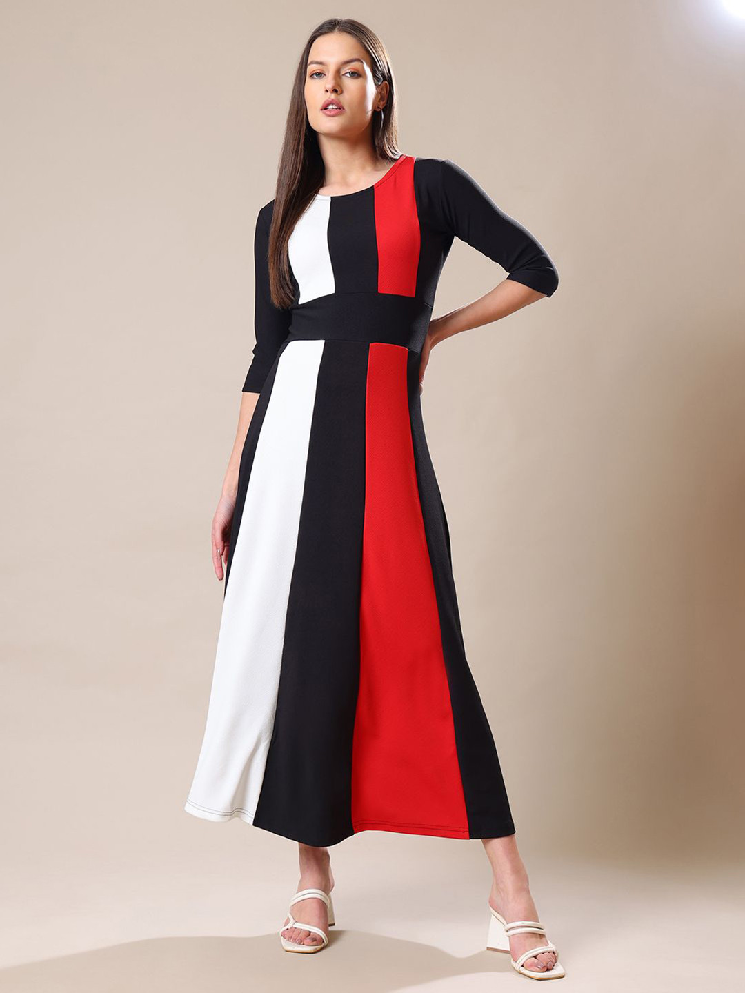 MILOST Women A-Line Maxi Dress