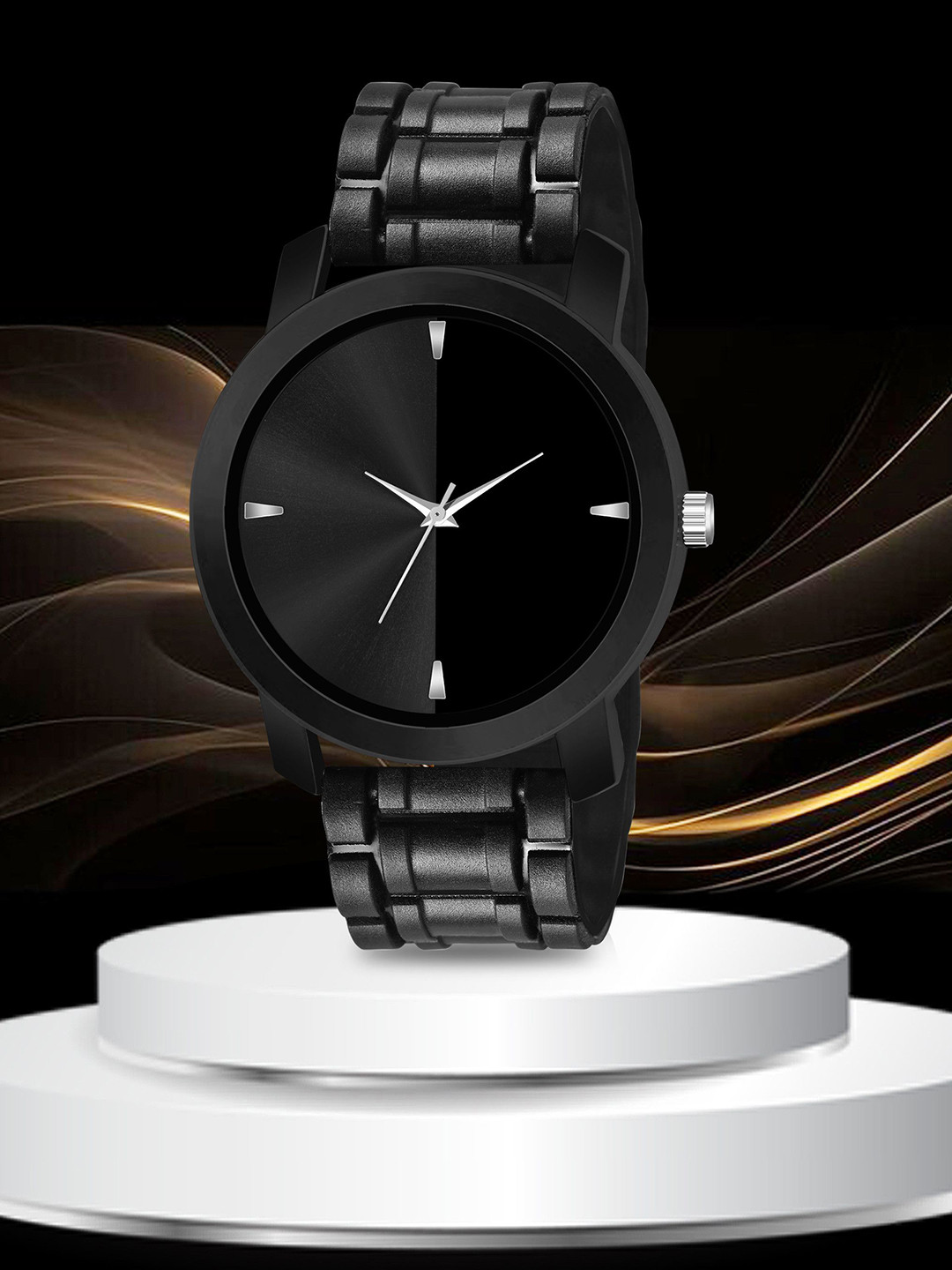 Gopal Shopcart Unisex Dial & Bracelet Style Straps Analogue Watch PendoBLK-M3-D-801BLK_SH