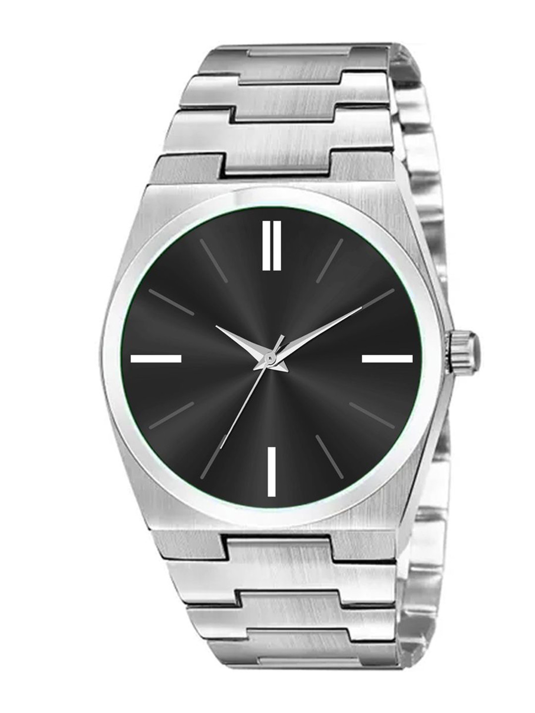 CSAMON Men Printed Dial Analogue Watch - C1020SLV LR05BLK D Chain_SH