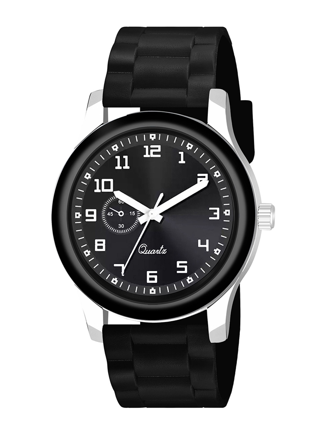 Gopal Shopcart Unisex Round Dial & Straps Analogue Watch B9050-C1001BLK-CD-Strap_SH