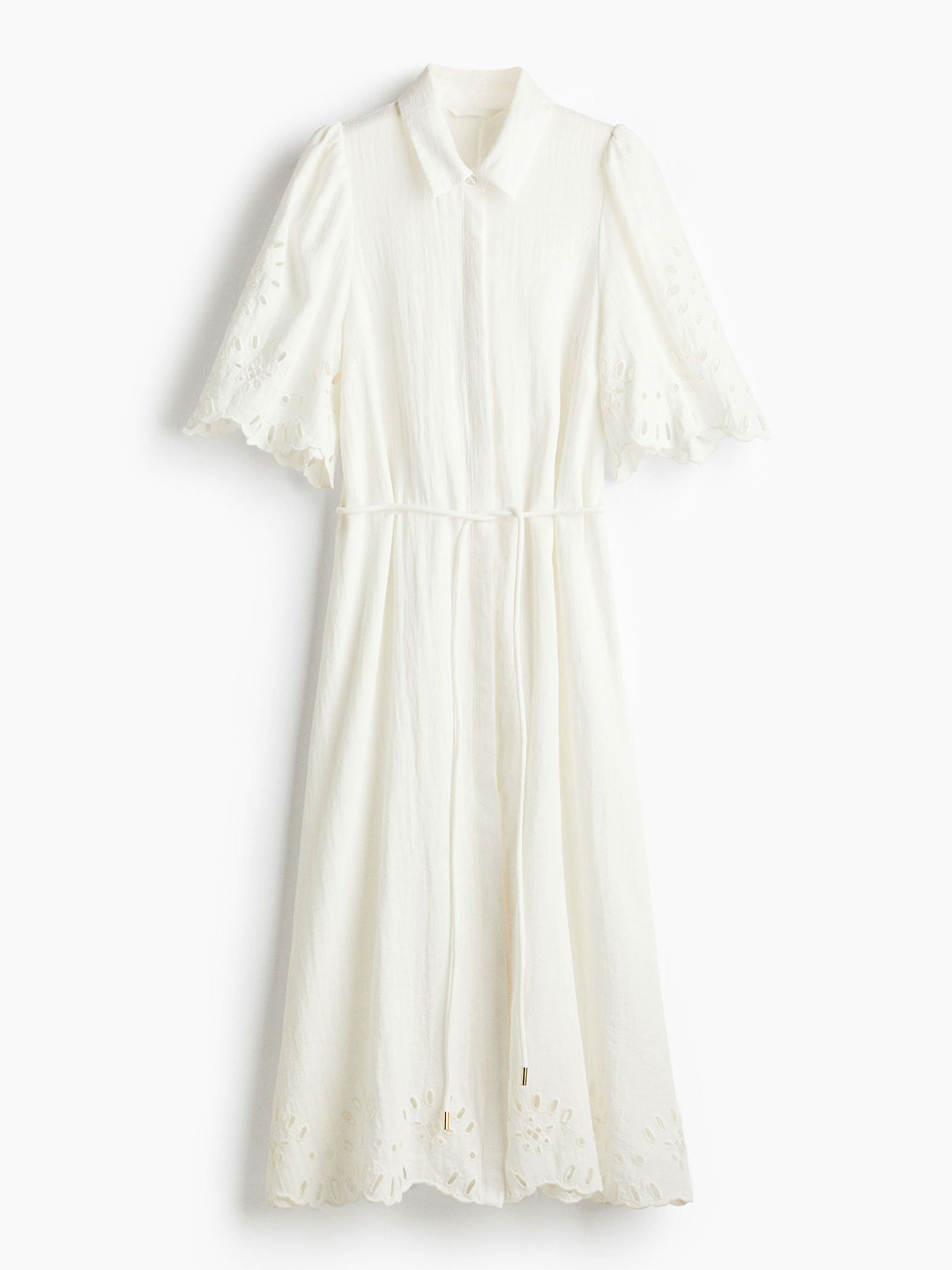 H&M Broderie Anglaise Shirt Dress