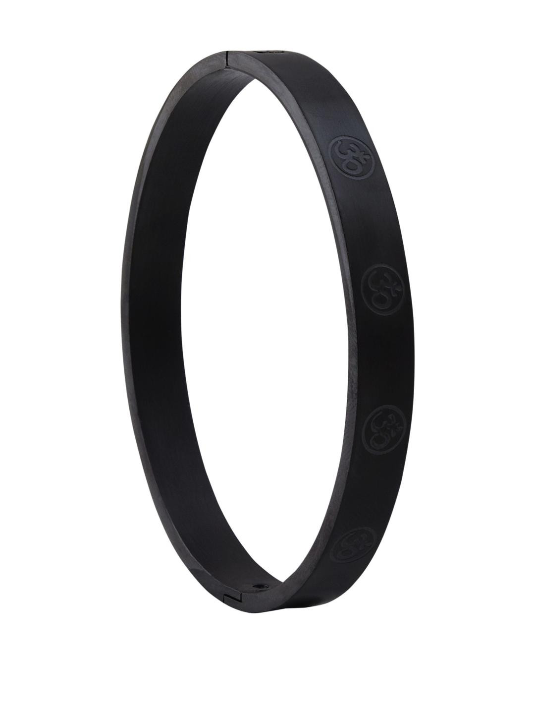 Fashion Frill Stylish Bracelet For Men Lord Om Black Kada Bracelet For Men Women