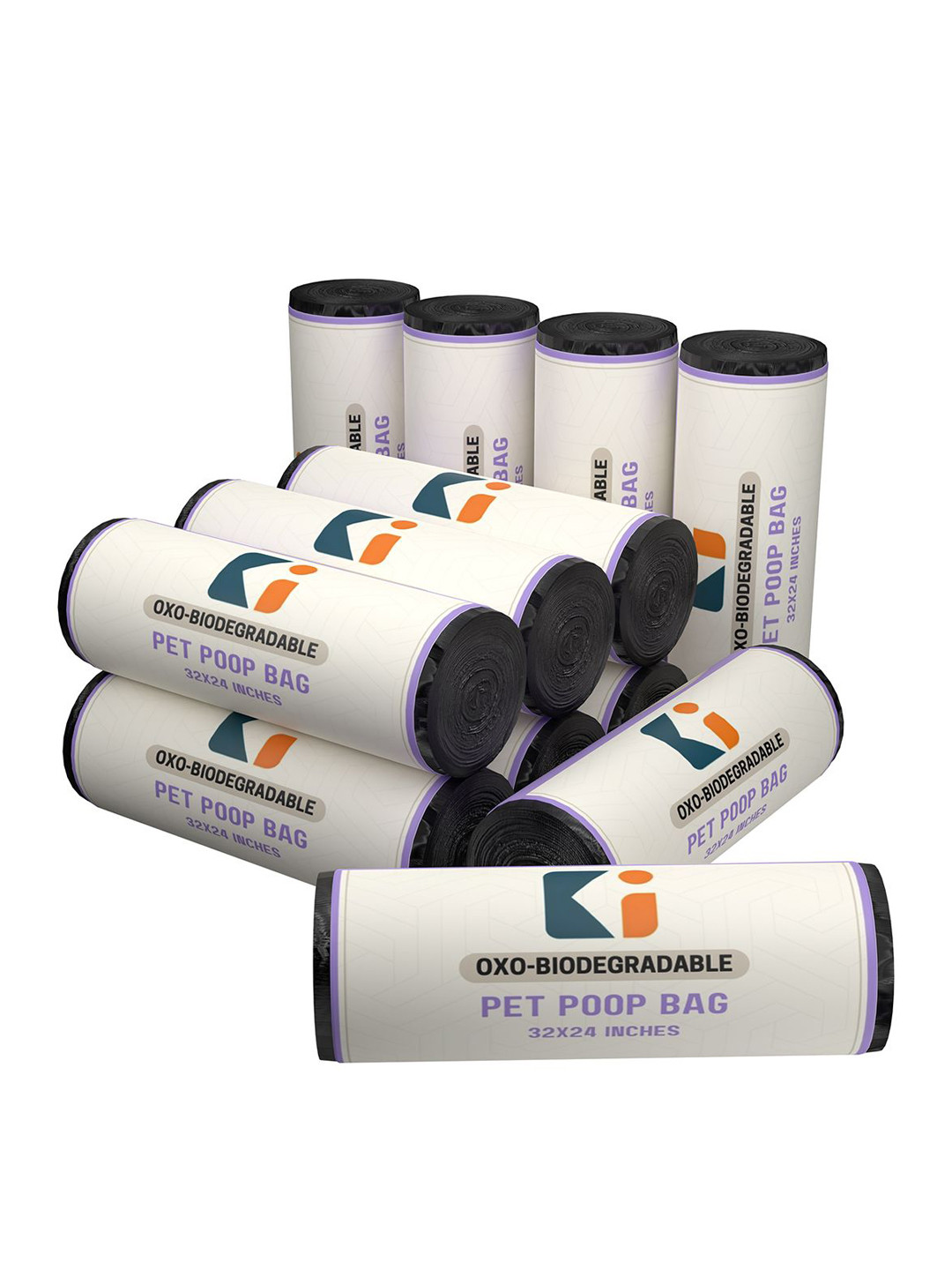 Kuber Industries Jumbo Size 180 Pcs Leak-Proof Dog Poop Bags