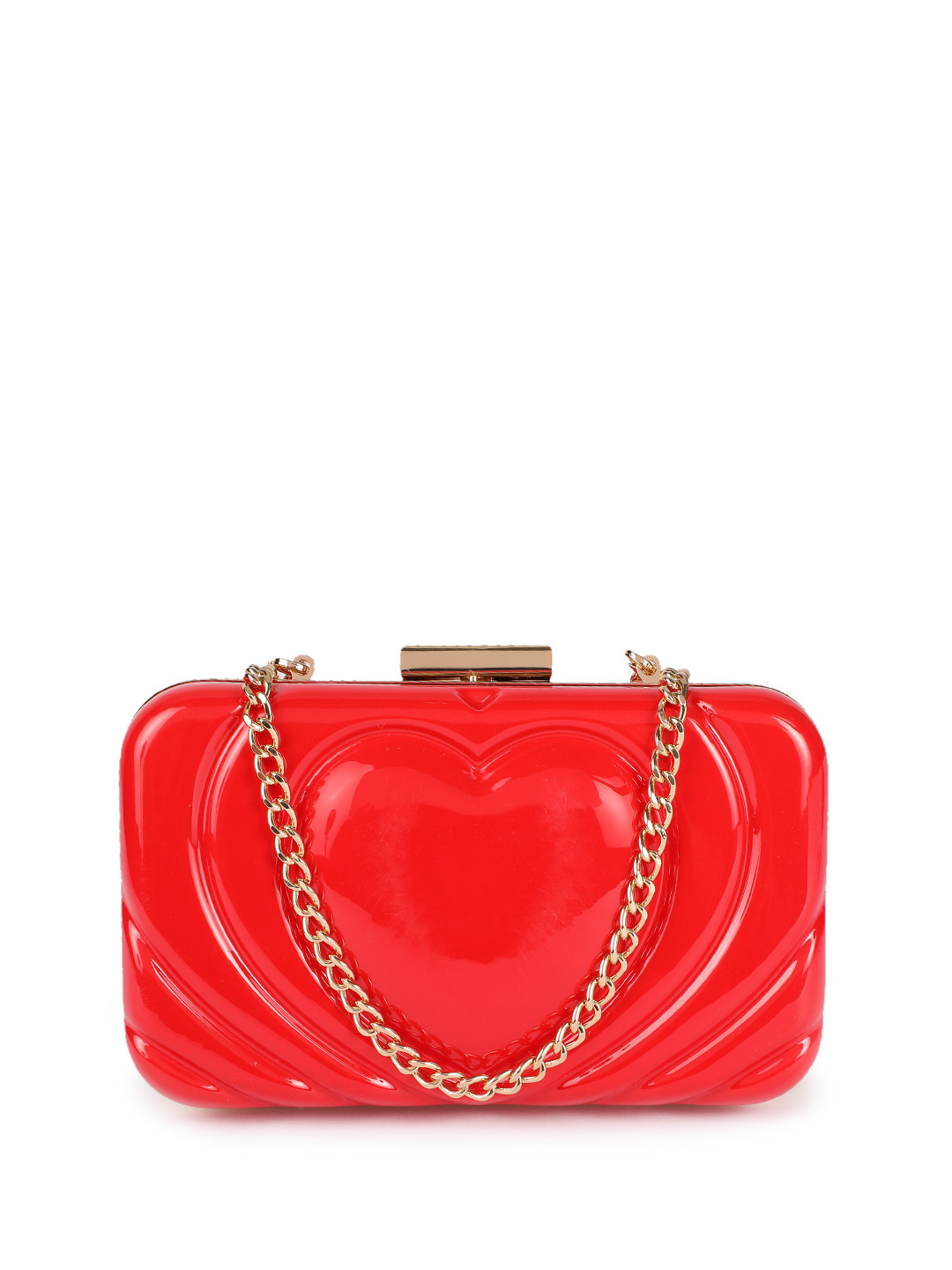 LOVE MOSCHINO Textured Box Clutch
