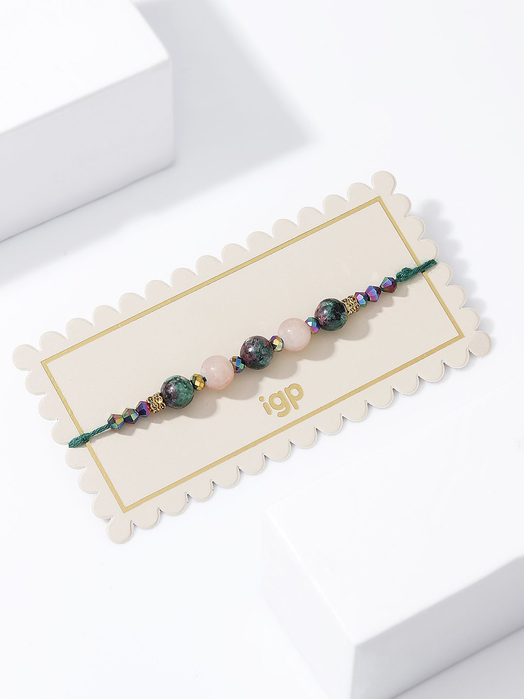 IGP Thread Marble Beaded Rakhi