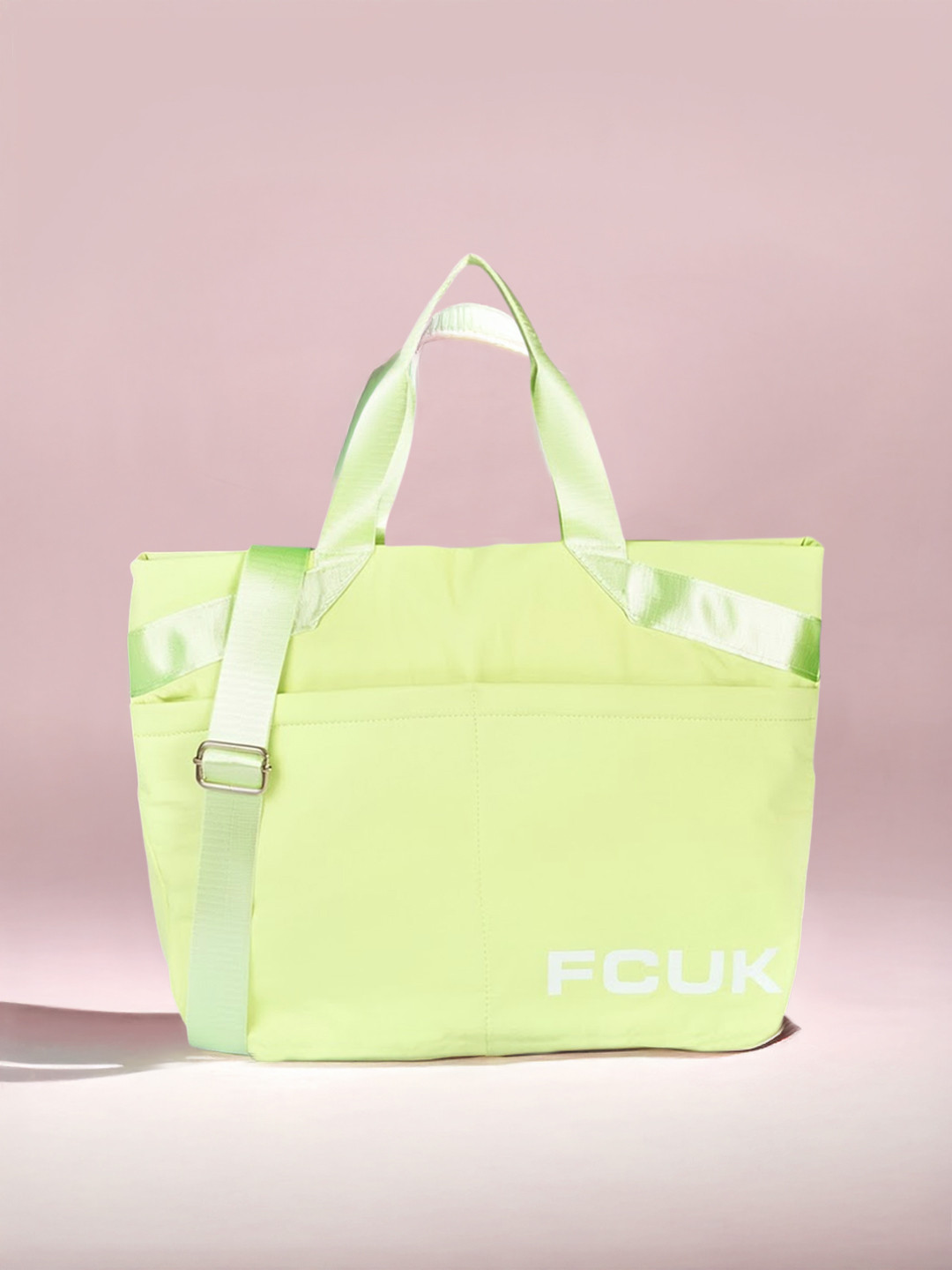 French Connection Oversized Structured Handheld Bag