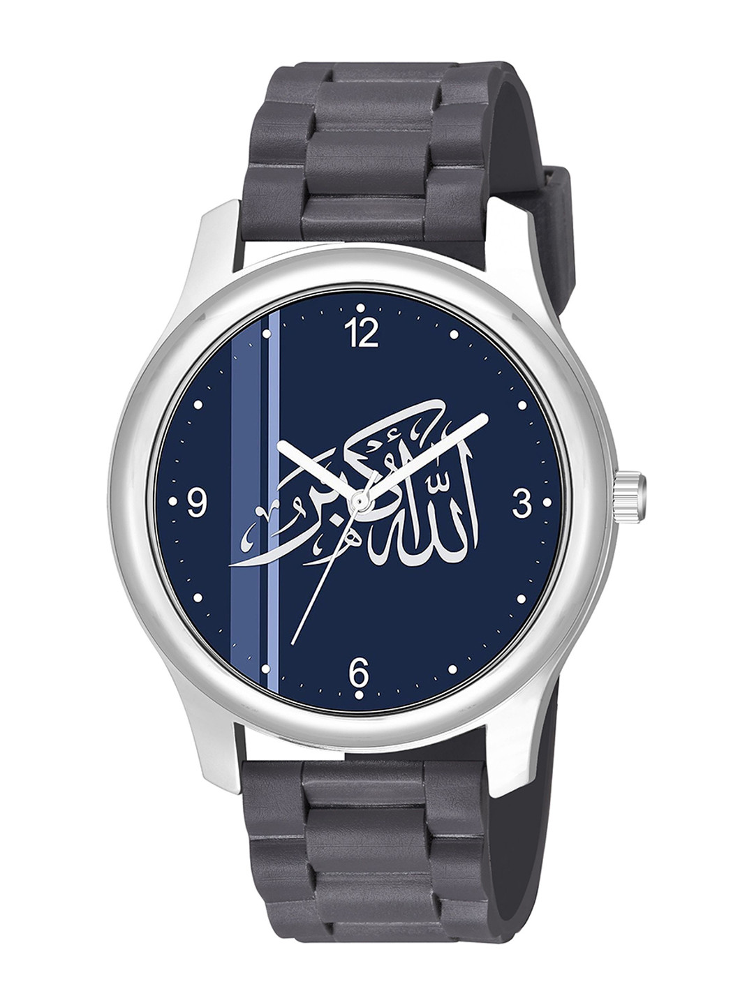 Gopal Shopcart Unisex Dial & Bracelet Style Straps Watch 1017SLV-Islamic-NUM06-GREY-CD_SH