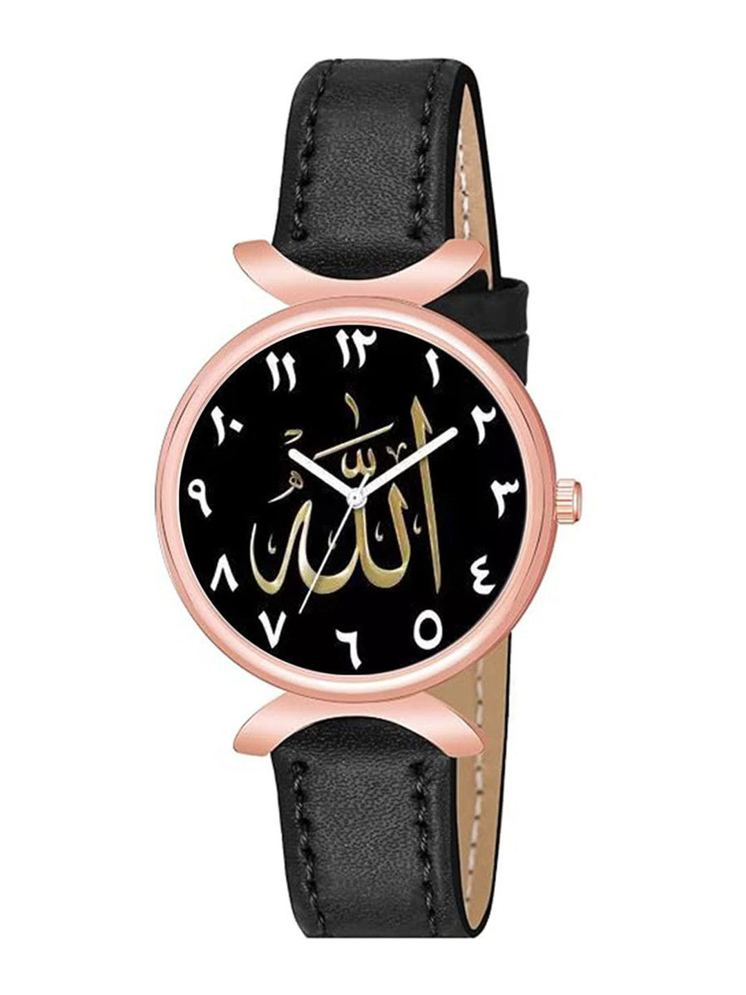 CSAMON Women Printed Dial Analogue Watch - C37RG Islamic NUM07 BLK L W_SH