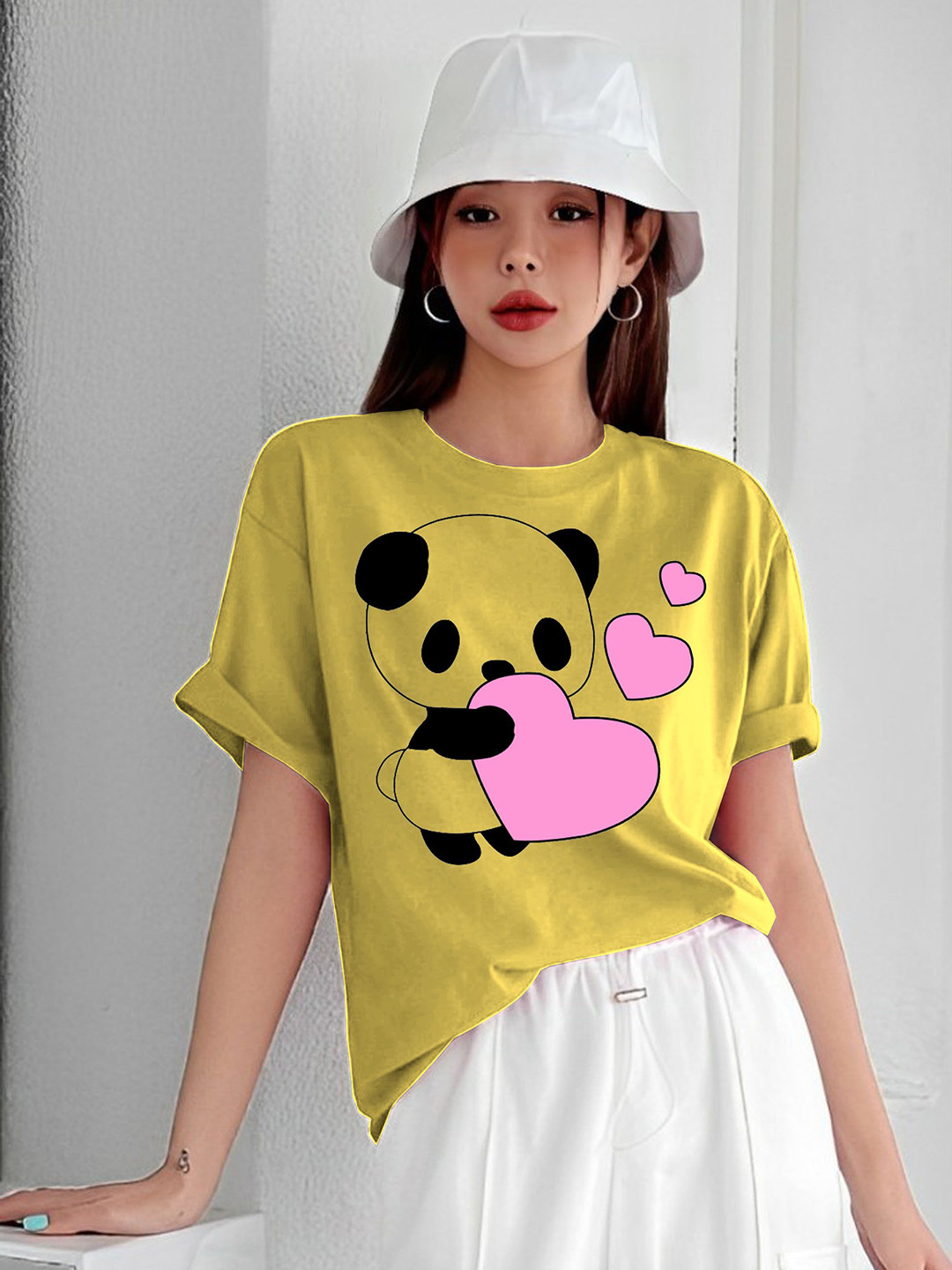 Kushi Flyer Women Round Neck Printed T-shirt