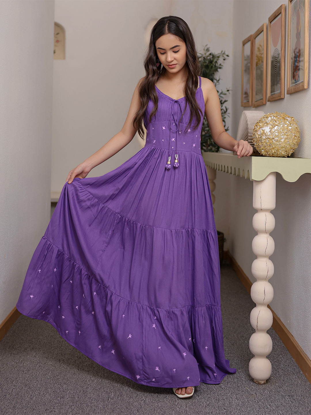 Thread & Button Women Livine Flared Dress