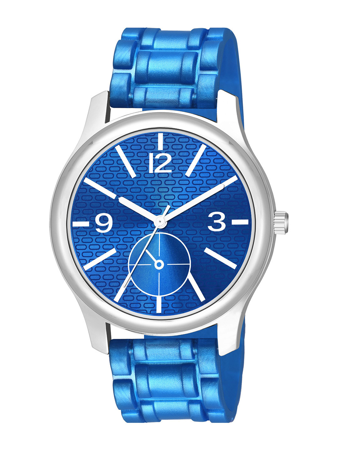 Gopal Shopcart Unisex Dial & Straps Analogue Watch 1017SLV-M5-BLU-D-801BLU_SH