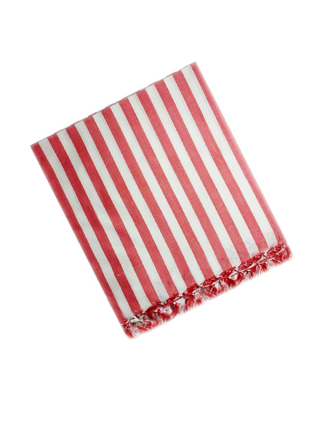 VANISHREE WORLD Red Cotton Single Bed Blanket