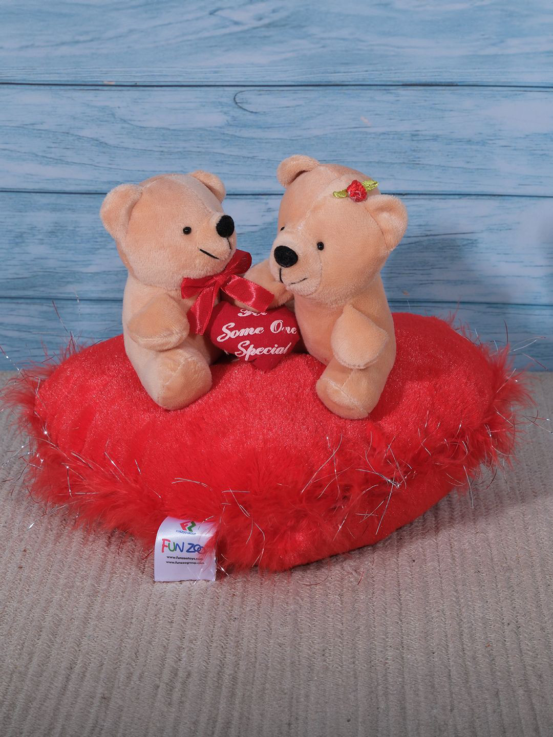 DukieKooky Polyfill Teddy Soft Toys and Dolls Plush Hanging Basket With Bears