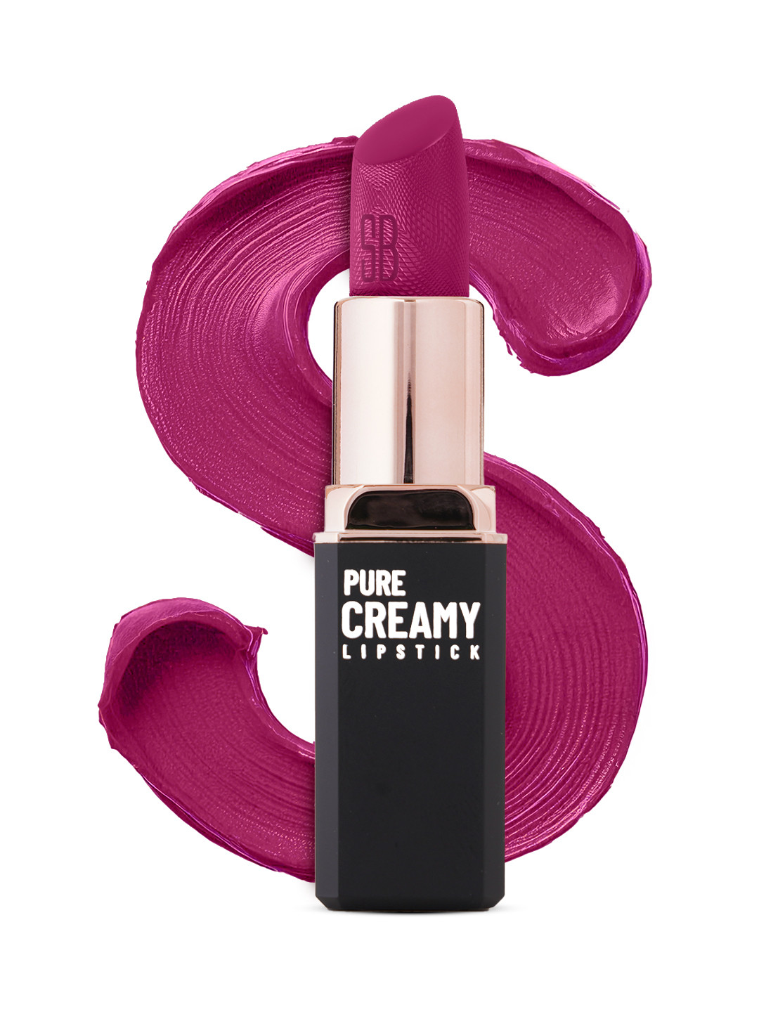 SWISS BEAUTY Pure Creamy Matte Lipstick with Vitamin E & Tea Tree Oil - Playful Pink 9