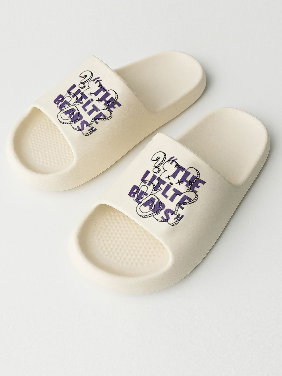 POLLOLOCO Unisex Printed Rubber Sliders