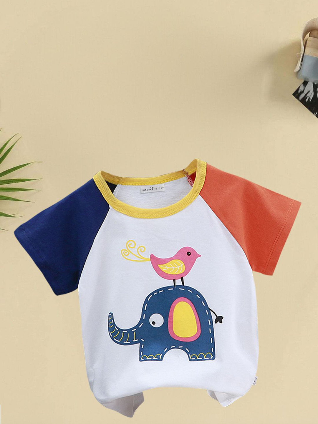 FOREVER FRIDAY Girls Humour & Comic Printed Short Sleeves Round Neck Casual T-shirt