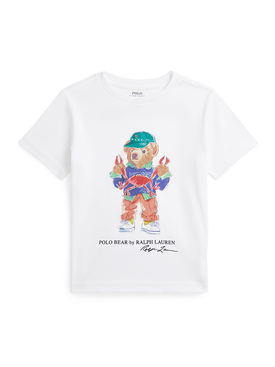 Polo Ralph Lauren Boys Polo Bear Printed Pure Cotton Jersey T-Shirt