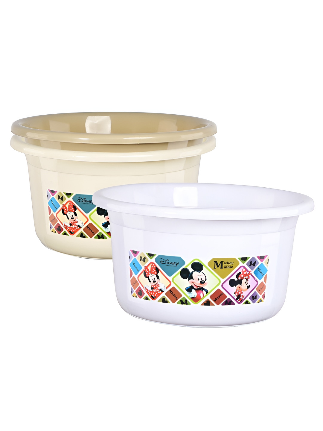 Aura 3 Pieces Plastic 25 Ltr Plastic Bath Tub Set