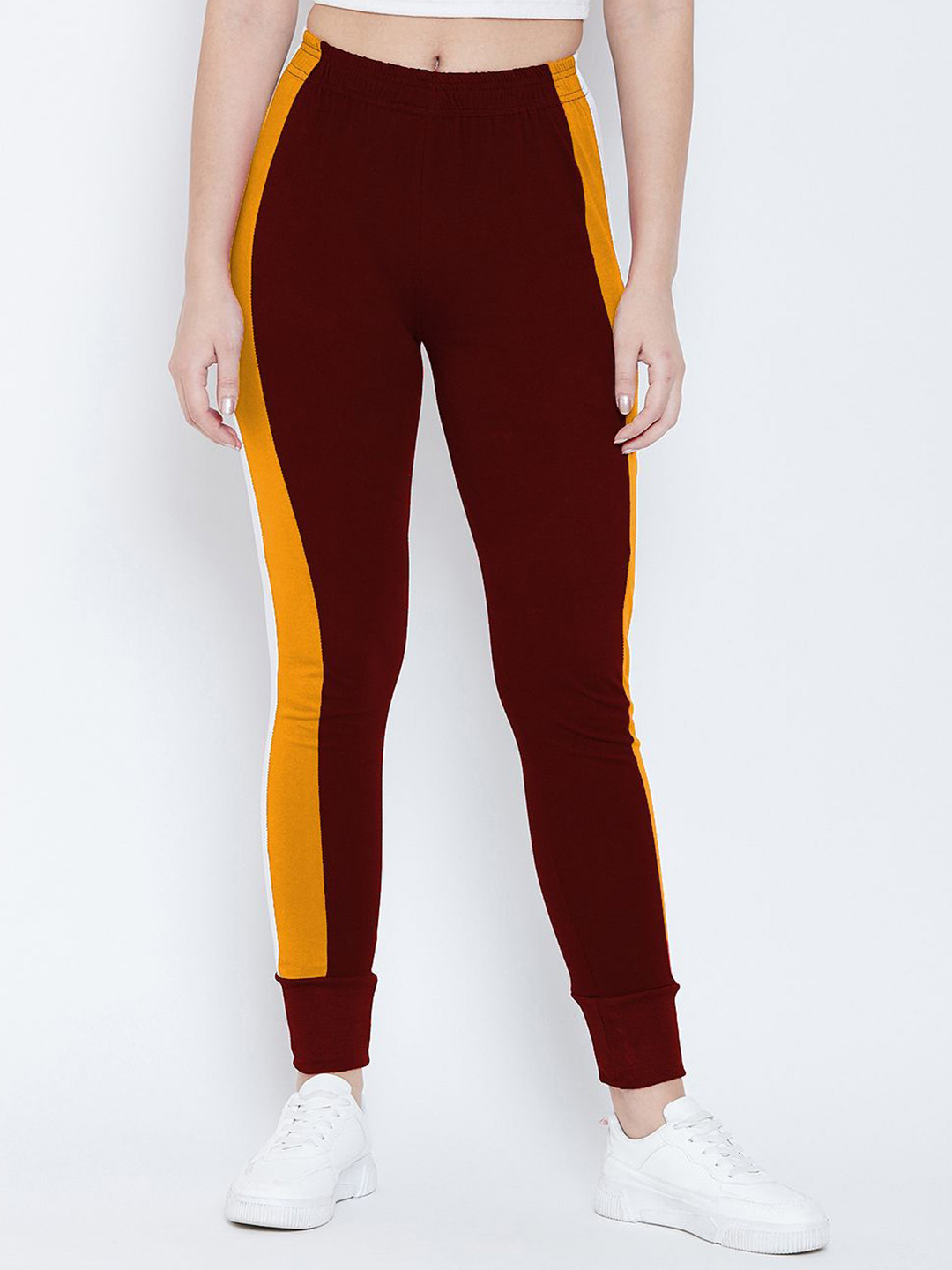 CHROME & CORAL Women Side Panel Detail Jogger