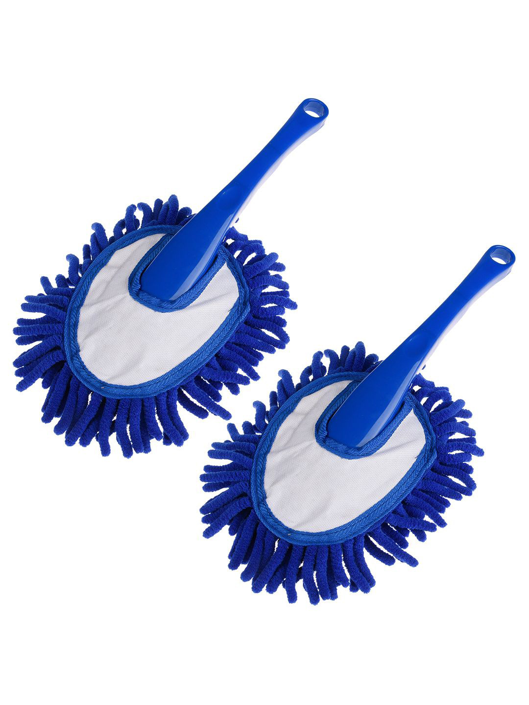 Kuber Industries Pack of 2 Small Cleaning Car Duster with Handle Kitchen Cleaning Brush