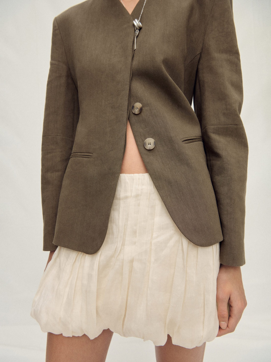 MANGO SELECTION Balloon Mini Skirt