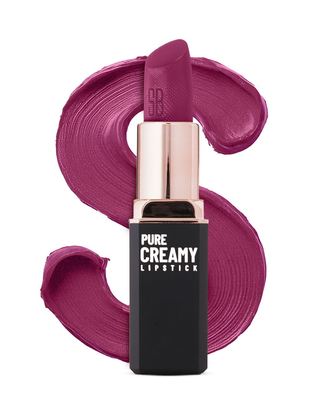 SWISS BEAUTY Pure Creamy Matte Lipstick with Vitamin E & Tea Tree Oil - Beetroot Mauve 8