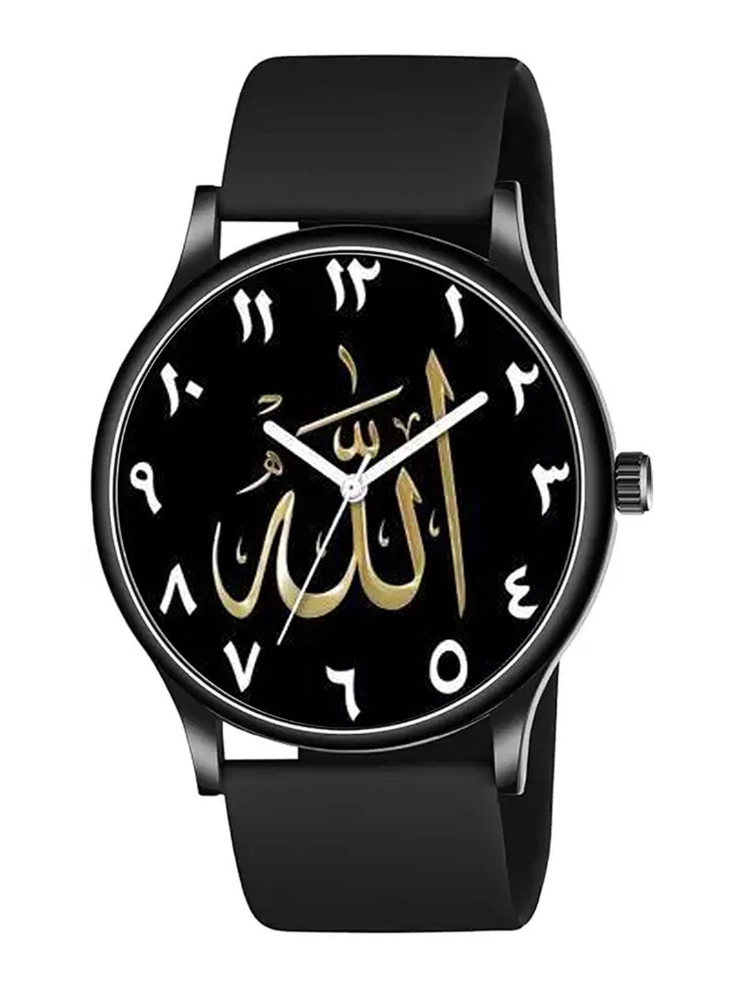 Gopal Shopcart Unisex Printed Dial & Straps Analogue Watch SilmBLK-Islamic-NUM07-804BLK_SH