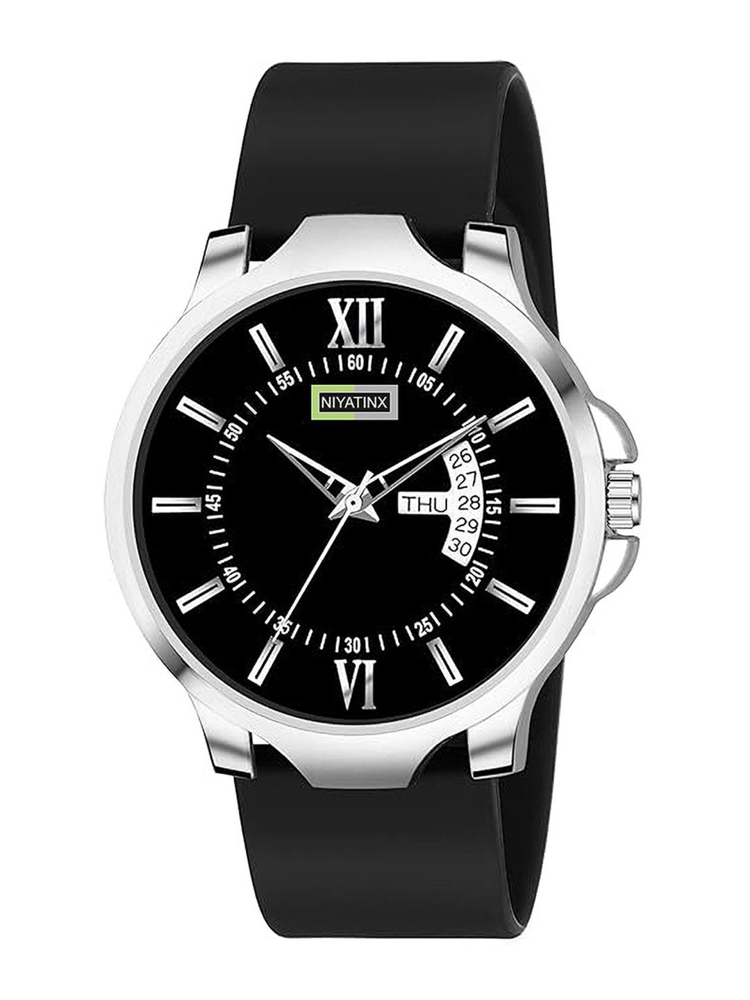 CSAMON Men Printed Dial Analogue Watch - 3KANSLV ROMblack DD 804 BLK_SH