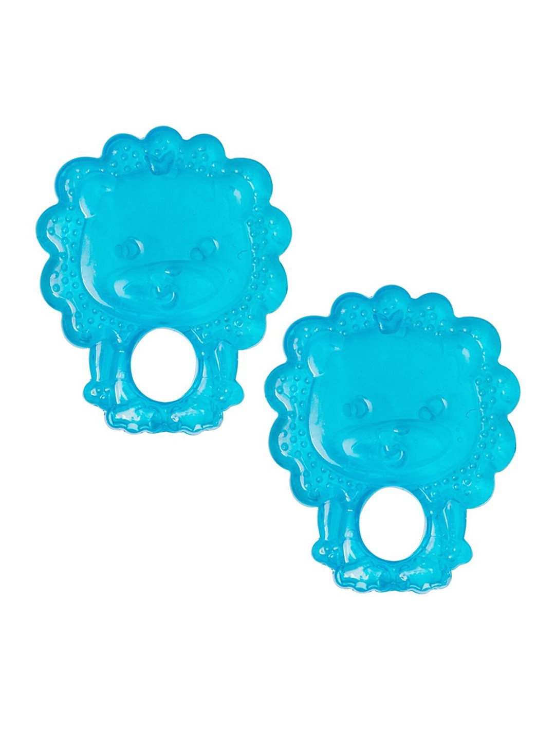 Adore Set Of 2 Luscious Water Filled Eva Teether- Blue