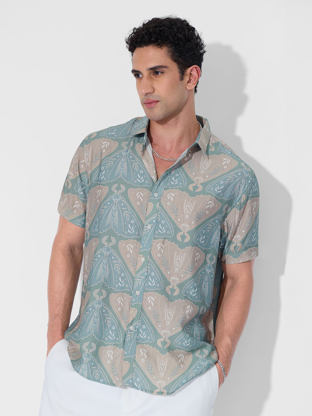 The Souled Store Holiday Indie Animal Graphic Printed Casual Shirt