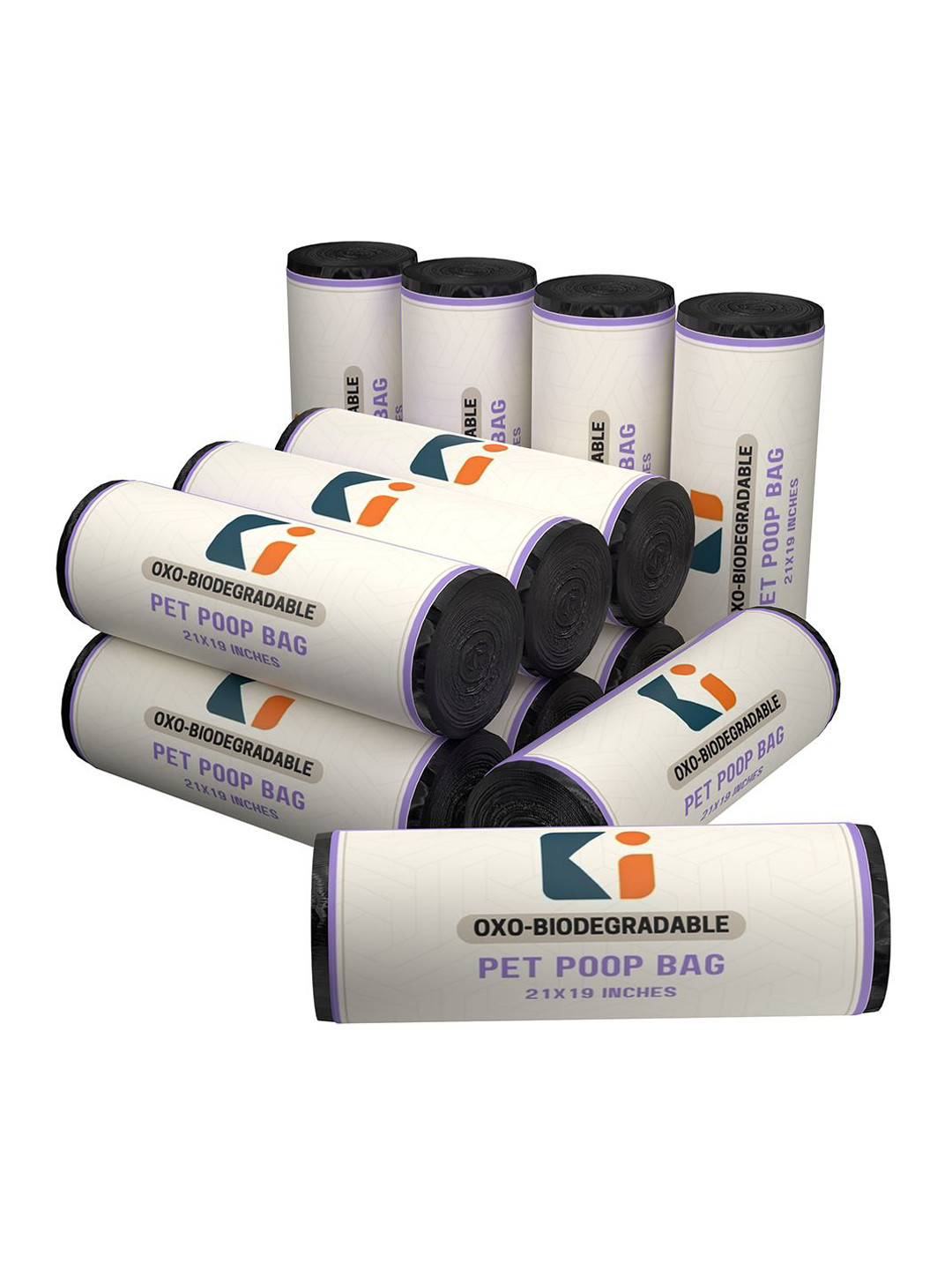 Kuber Industries Jumbo Size 360 Pcs Leak-Proof Dog Poop Bags