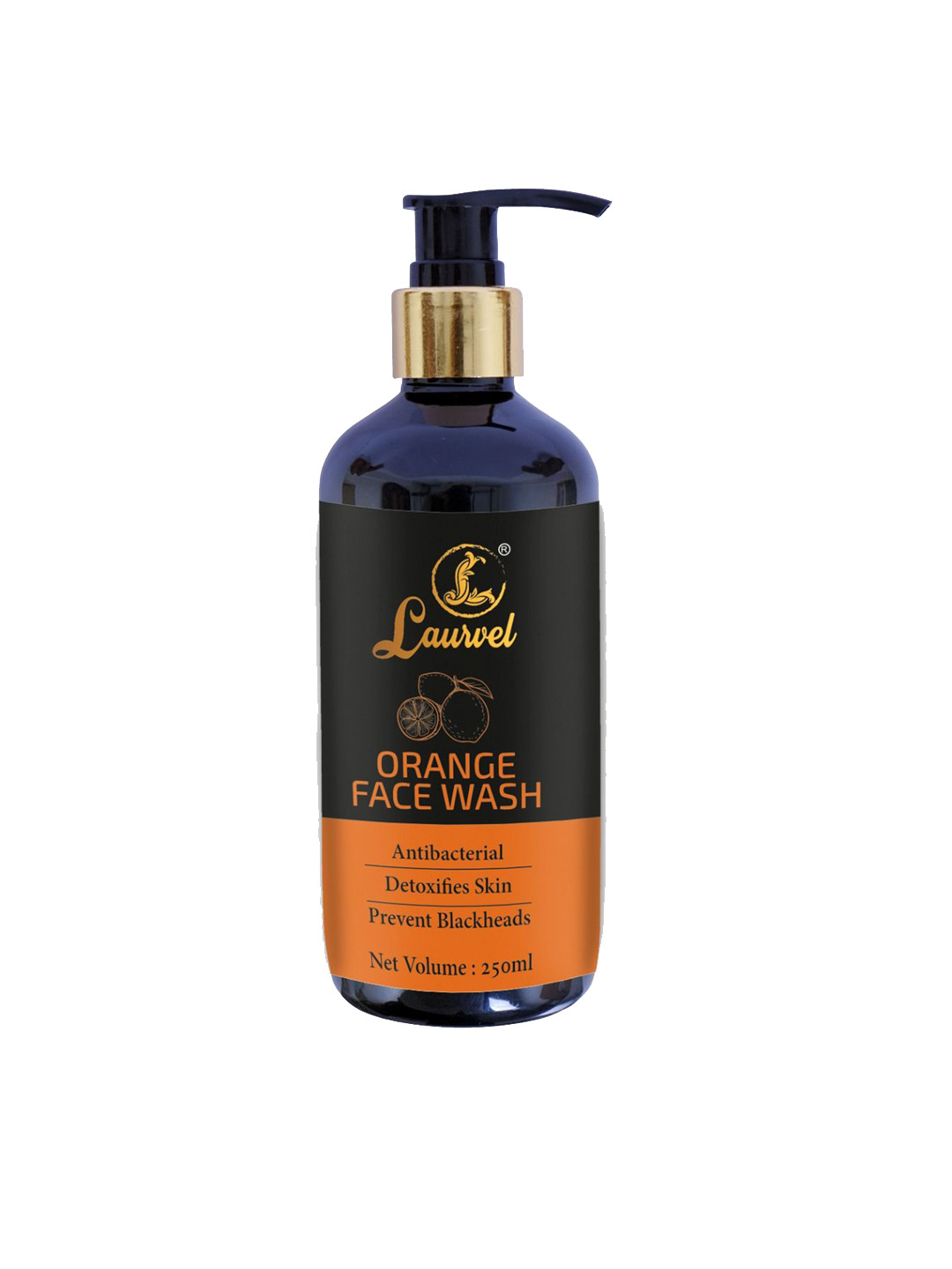 Laurvel 100% Vegan Orange Face Wash - 250 ml