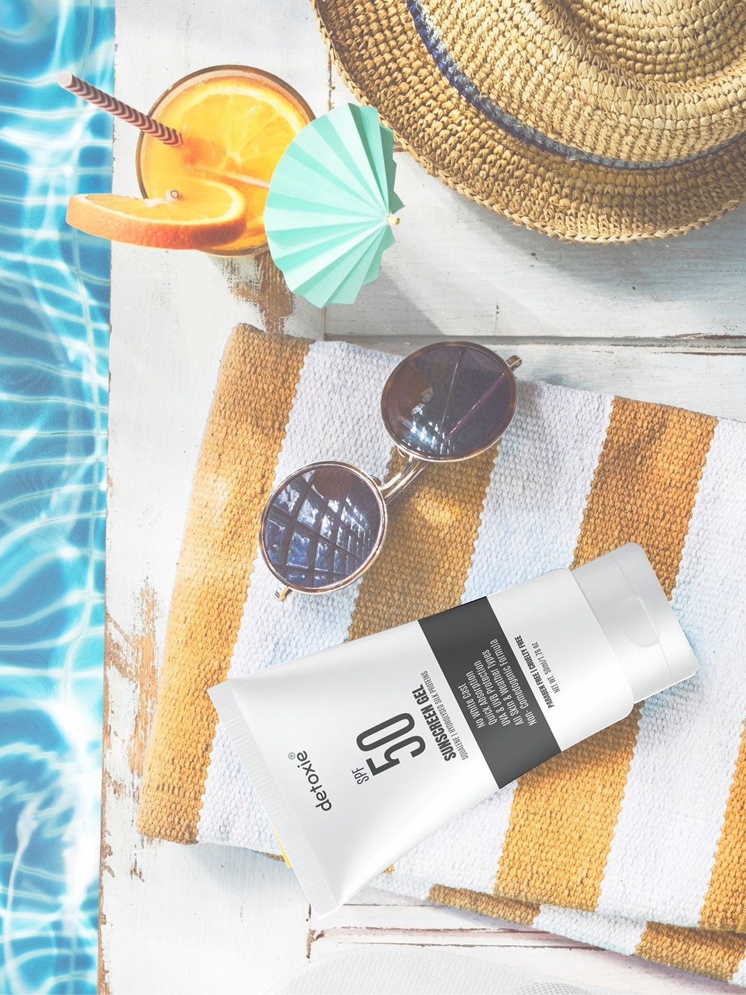 Detoxie Squalene & Silk Proteins SPF50 Sunscreen Gel - 50 ml