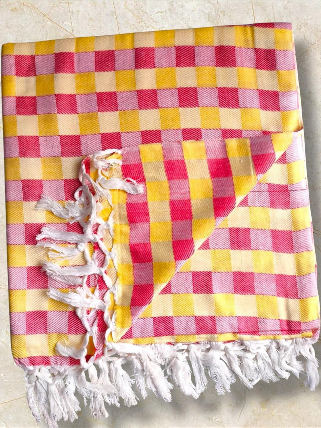 VANISHREE WORLD Multi Cotton Double Bed Blanket