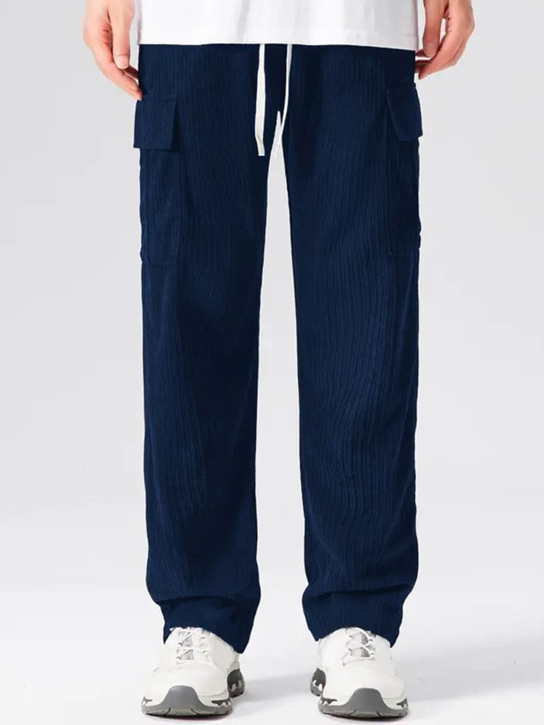VOGAAN Men Relaxed Loose Fit Mid-Rise Cargos